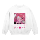 あいとくんの💗ひーちゃん💗再生画面風‪‪❤︎‬両面印刷 Crew Neck Sweatshirt