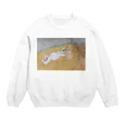 Katsurako かつらこ (鯛茶漬け)の冬のライオン Crew Neck Sweatshirt