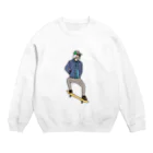 Panic JunkieのOld man #6 Crew Neck Sweatshirt