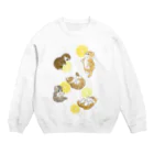 mofusandのレモンソーダにゃん Crew Neck Sweatshirt