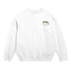 保護ねこカフェ もりねこのなつめちゃん Crew Neck Sweatshirt