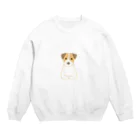 ゆいたっく／犬イラストの香箱(大きめ) Crew Neck Sweatshirt