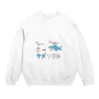 zigedonのサメンタル Crew Neck Sweatshirt