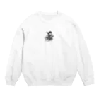 入り江わにアナログ店の女９ Crew Neck Sweatshirt