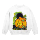 Lucienのねこ Crew Neck Sweatshirt