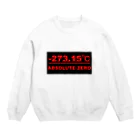 BLICK + BLACK の絶対零度（黒プレートタイプ） Crew Neck Sweatshirt