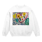 ちくろしょくにんのみんなだいすき Crew Neck Sweatshirt