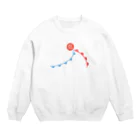 アトリエかのの温帯低気圧 Crew Neck Sweatshirt