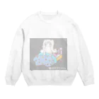 毎サプのもえぺろちゃんのまたこの世界に起きてしまった Crew Neck Sweatshirt