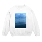 豊風本舗の夏の九十九里浜の浜辺　３ Crew Neck Sweatshirt