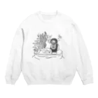 米粉パンの潜水くん Crew Neck Sweatshirt