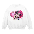 KANAANitemsのゆりりん Crew Neck Sweatshirt