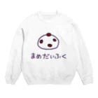 ろく。のまめだいふく Crew Neck Sweatshirt