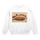 Aiko Nakanoのツガぼっくりとキノコ Crew Neck Sweatshirt