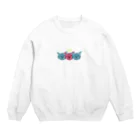 まちゅぴちゅのうぃんくまちゅ Crew Neck Sweatshirt