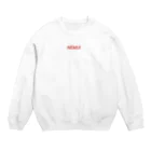 プロダクトデザイナーのお店のNEMUI　眠い Crew Neck Sweatshirt