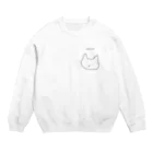 aysig_t1wのネコ Crew Neck Sweatshirt