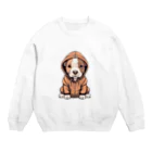 Vasetti_pressのパーカーを着ているピットブル Crew Neck Sweatshirt