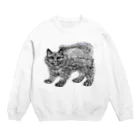 segasworksのふわふわの仔猫 Crew Neck Sweatshirt