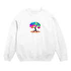 Kuronicoのレインボーガジュマル Crew Neck Sweatshirt