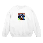 KaSumi's shopのドヤ顔ダックスフンド Crew Neck Sweatshirt