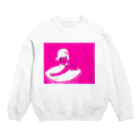 サブカルビジネスセンター尼崎の紫の柔肌 Crew Neck Sweatshirt