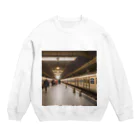 chy33350の夜更けのプラットホーム Crew Neck Sweatshirt