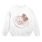 味玉なると🥚🍥Ajitama Narutoのおいしいラーメン Crew Neck Sweatshirt