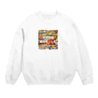 べっちまる | おでかけの流儀のインスタカバー カラフル Crew Neck Sweatshirt