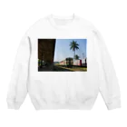 Second_Life_of_Railwaysの元JR東海のキハ40系がミャンマー国鉄の鉄道駅のホームで小休止 Crew Neck Sweatshirt