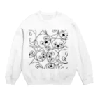 3kids2のDog family Crew Neck Sweatshirt