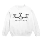 YEVISUの ウィスカーパッド Crew Neck Sweatshirt