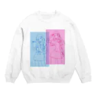 sai-nai_ひみつきちのJK( •ꙍ•́ )✧ Crew Neck Sweatshirt