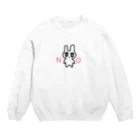 usamikururiのキャンセルうさぎ Crew Neck Sweatshirt