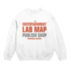 エンタメ研究所MAP公式グッズ（SUZURI店）のPUBLISH SHOP Crew Neck Sweatshirt