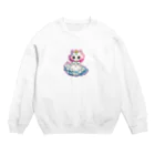 Sweet Stashの猫のプリンセス Crew Neck Sweatshirt