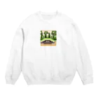 cunissaのドット絵古の祭壇 Crew Neck Sweatshirt