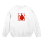 kumalogoの吸血ゾウムシ Crew Neck Sweatshirt