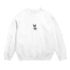 mnk527のおしゃれなボストンテリアグッズ Crew Neck Sweatshirt