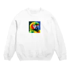 L-USのドット絵のロロ Crew Neck Sweatshirt