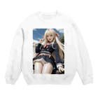 💕第52歩兵連隊💕の美少女 Crew Neck Sweatshirt