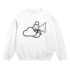 metametalの勇者雪だるま Crew Neck Sweatshirt