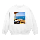 DapperMixのシーサイドカフェグッズ Crew Neck Sweatshirt