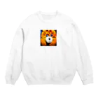 もりもり雑貨店のびっくらいおん Crew Neck Sweatshirt