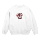 あるせいのどっかのぽよよん。ももいろ Crew Neck Sweatshirt