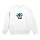 あるせいのどっかのぽよよん。よるいろ。 Crew Neck Sweatshirt