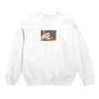 Tentative_Sensationのぐらさんねこ Crew Neck Sweatshirt