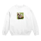 L-USのドット絵のりすくん Crew Neck Sweatshirt