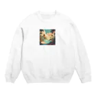 Joseph358のパラダイス Crew Neck Sweatshirt