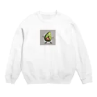 takanori5のアングリーダンシングアボカド Crew Neck Sweatshirt